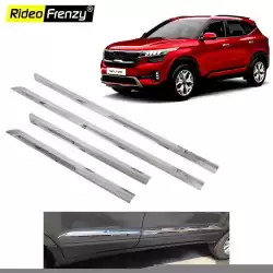 Kia Seltos Chrome Side Beading | Rustfree Stainless Steel