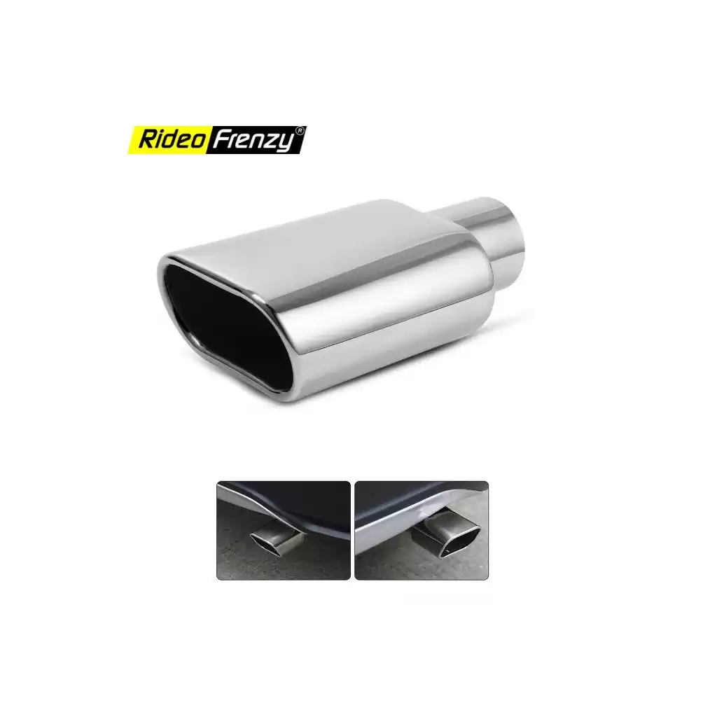 Big Square Chrome Heavy Duty Exhaust Muffler