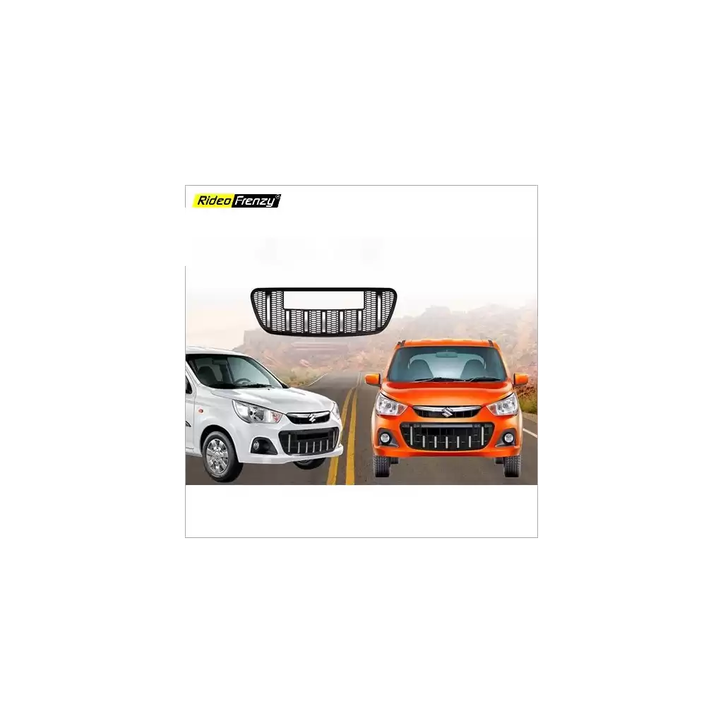 New Maruti Alto K10 Modified Chrome Grill | Triple Layer Chrome Plating