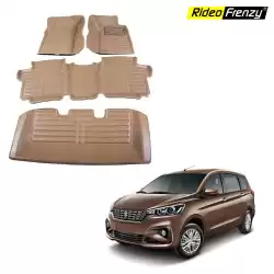 Buy New Ertiga 2019 | 2020 5D Floor Mats | Bucket Fit Design | Waterproof & Odorless | Crocodile Lamination