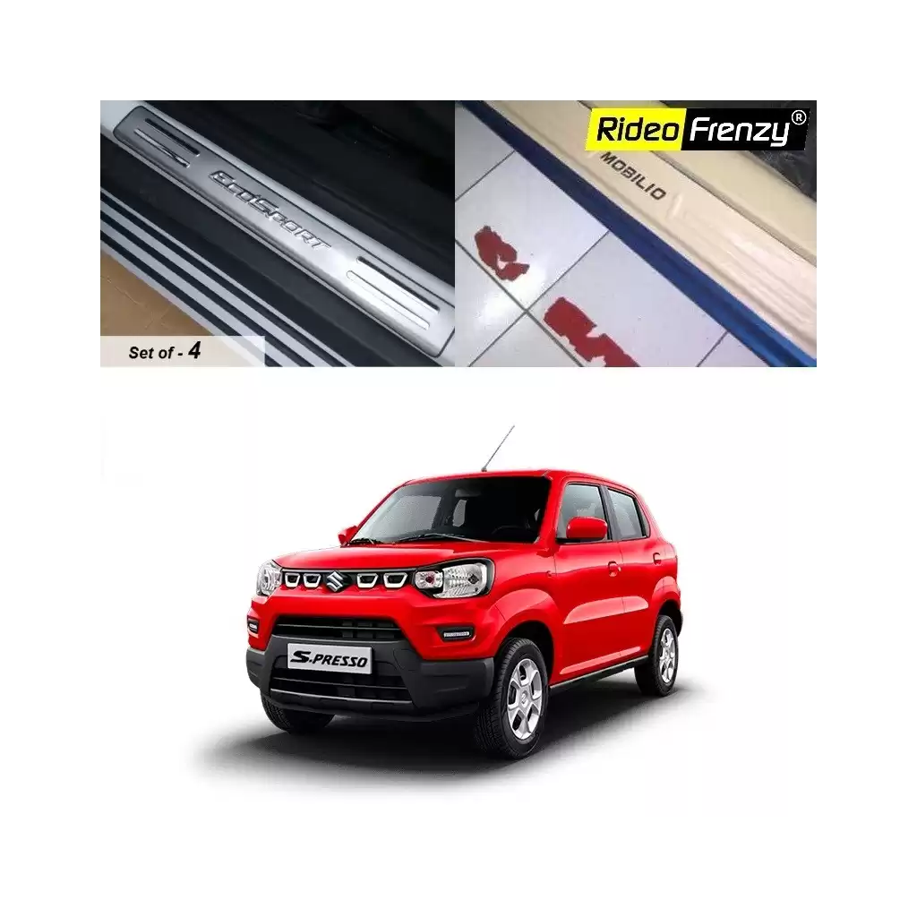 Maruti Suzuki S-Presso Door Scuff Plates | Stainless Steel