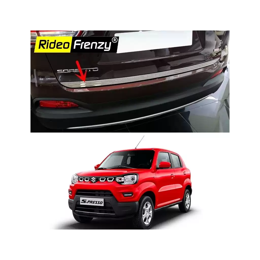 Maruti S-Presso Chrome Dickey Garnish | Stainless Steel