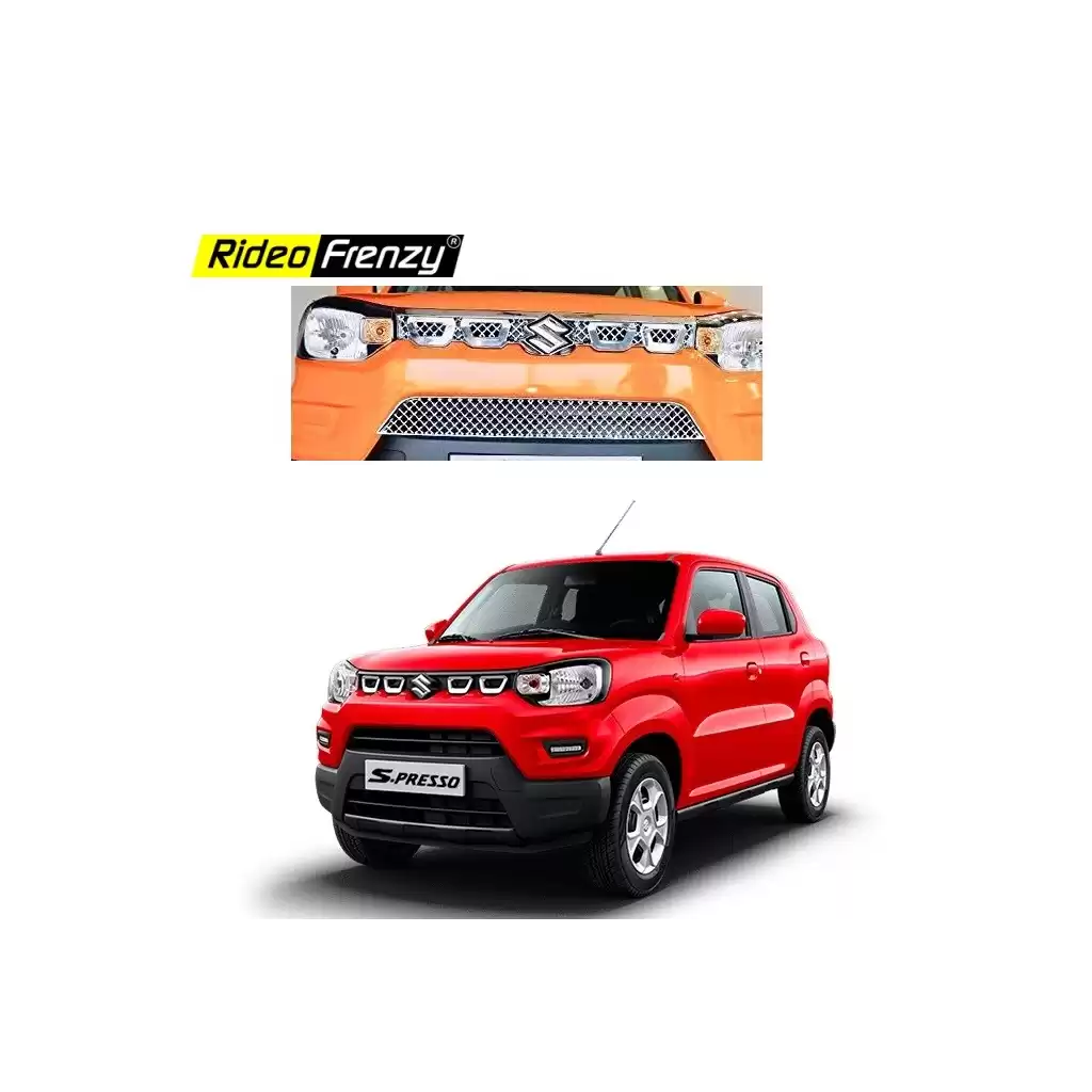 Maruti S-Presso Chrome Grill | ABS Moulded | Custom Fit Design