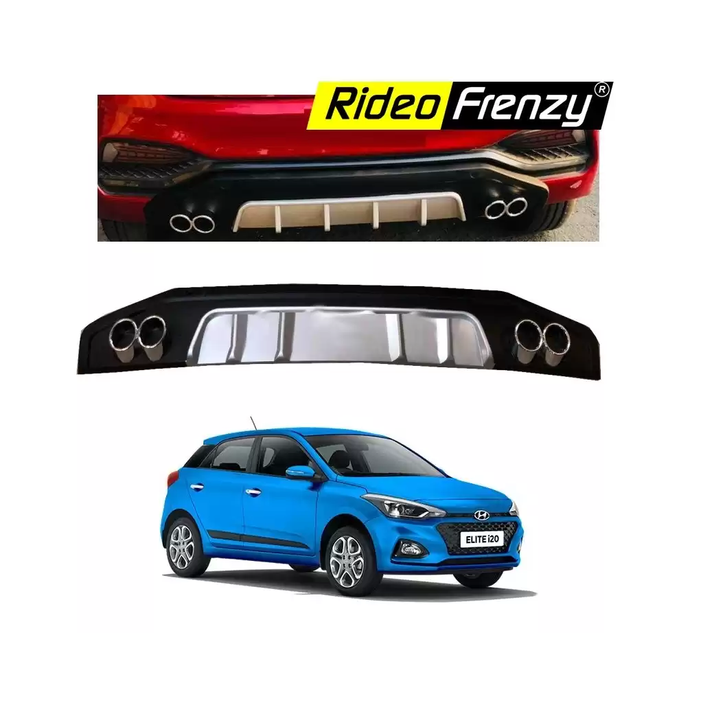 Hyundai Elite i20 Sporty Bumper Skirt Diffuser | Imported ABS Plastic