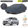Hyundai Xcent Body Cover with Antenna and Mirror Pockets | 3D Cross Knitted Fabric | UV & Tear Resistant