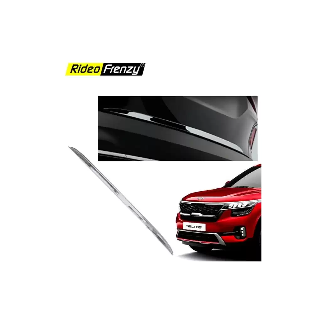 Kia Seltos Chrome Dickey Garnish | Stainless Steel
