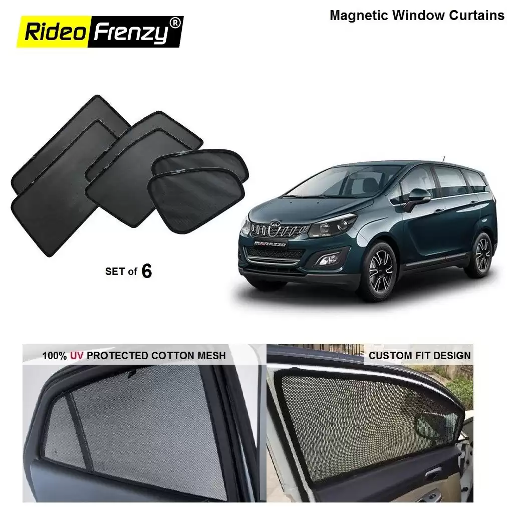 Mahindra Marazzo Magnetic Window Sunshade | 90% heat isolation