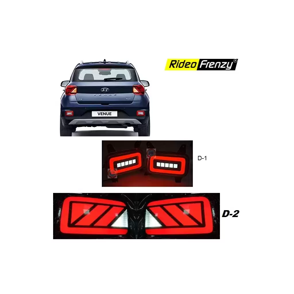 Hyundai Venue Back Bumper Reflector LED Brake Light
