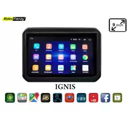 Maruti Suzuki Ignis OEM Fitting Android Double Din Stereo System With Inbuilt Bluetooth | 9 inch Touch Screen | GPS Navigator
