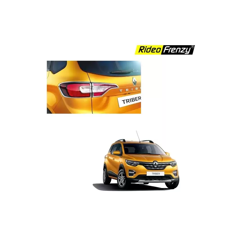 Buy Renault Triber Chrome Tail Light Garnish Covers | Triple Layer Chrome Finish | Best Selling Triber Accessories