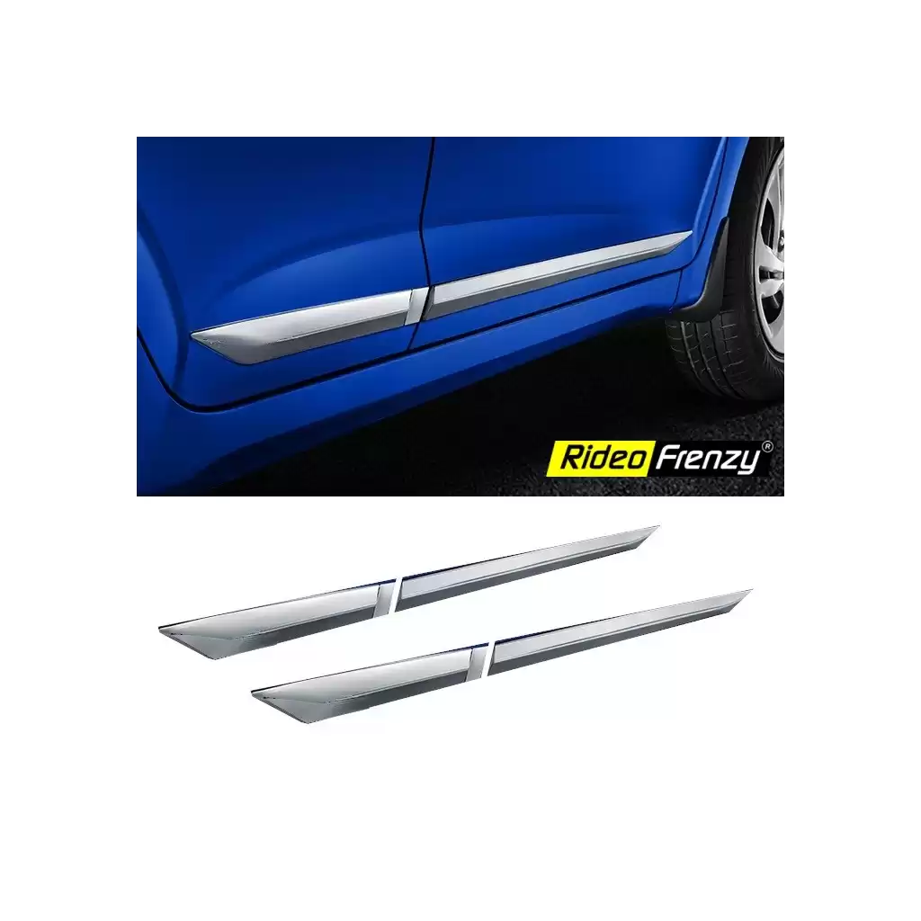 Buy Hyundai Grand i10 Nios Chrome Side Beading | Triple Layer Chrome Coating | ABS Plastic
