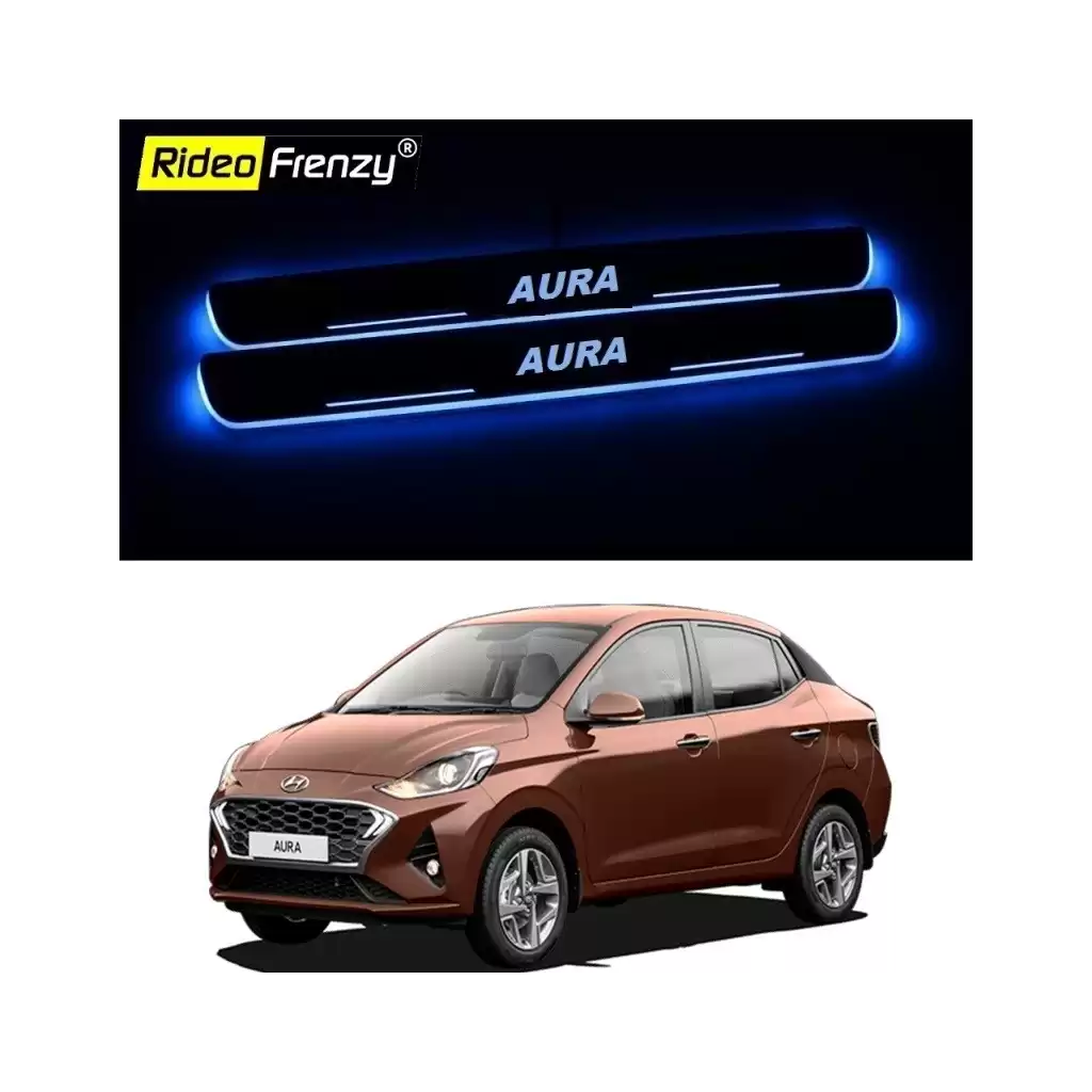 Buy Hyundai Aura 3D Power LED Illuminated Sill/Scuff Plates