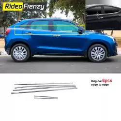 Buy Maruti Baleno Window Frame Chrome Garnish | Stainless Steel | original 6 pcs