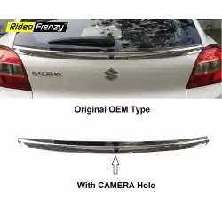 Maruti Baleno Chrome Dickey Spoiler with Camera Hole | Original OEM Type