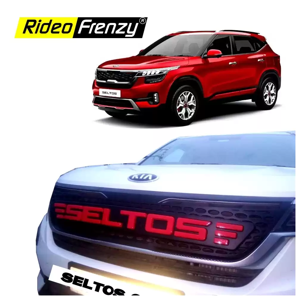 Kia Seltos Customized Grill | Imported | ABS Moulded | Custom Fit Design