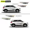 Buy New Vitara Brezza Side Body Graphics Stickers | Complete Set | Original OEM Type