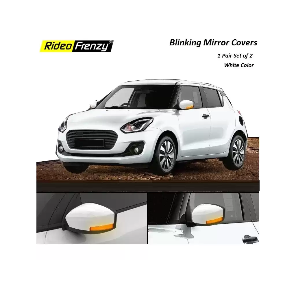 Buy New Suzuki Swift Mirror Covers | Specialized White ABS Material