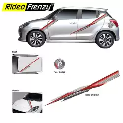 Buy Maruti Swift 2018-2020 Full Body Graphics Stickers | Complete Set | Original OEM Type
