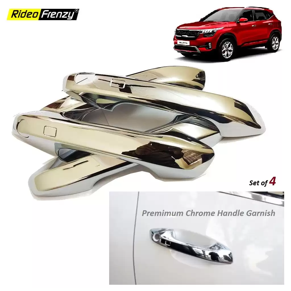 Buy Kia Seltos Chrome Handle/Catch Covers Garnish | Triple Layer Chrome Plating
