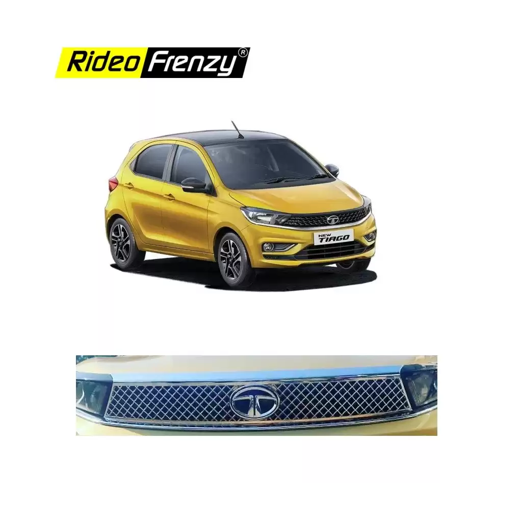 Buy New Tata Tiago 2020 Bentley Chrome Grill | Rustfree Triple Layer Chrome Plating