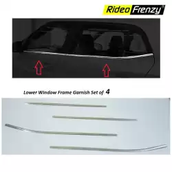 Buy Hyundai Creta 2020 Lower Window Garnish | Stainless Steel