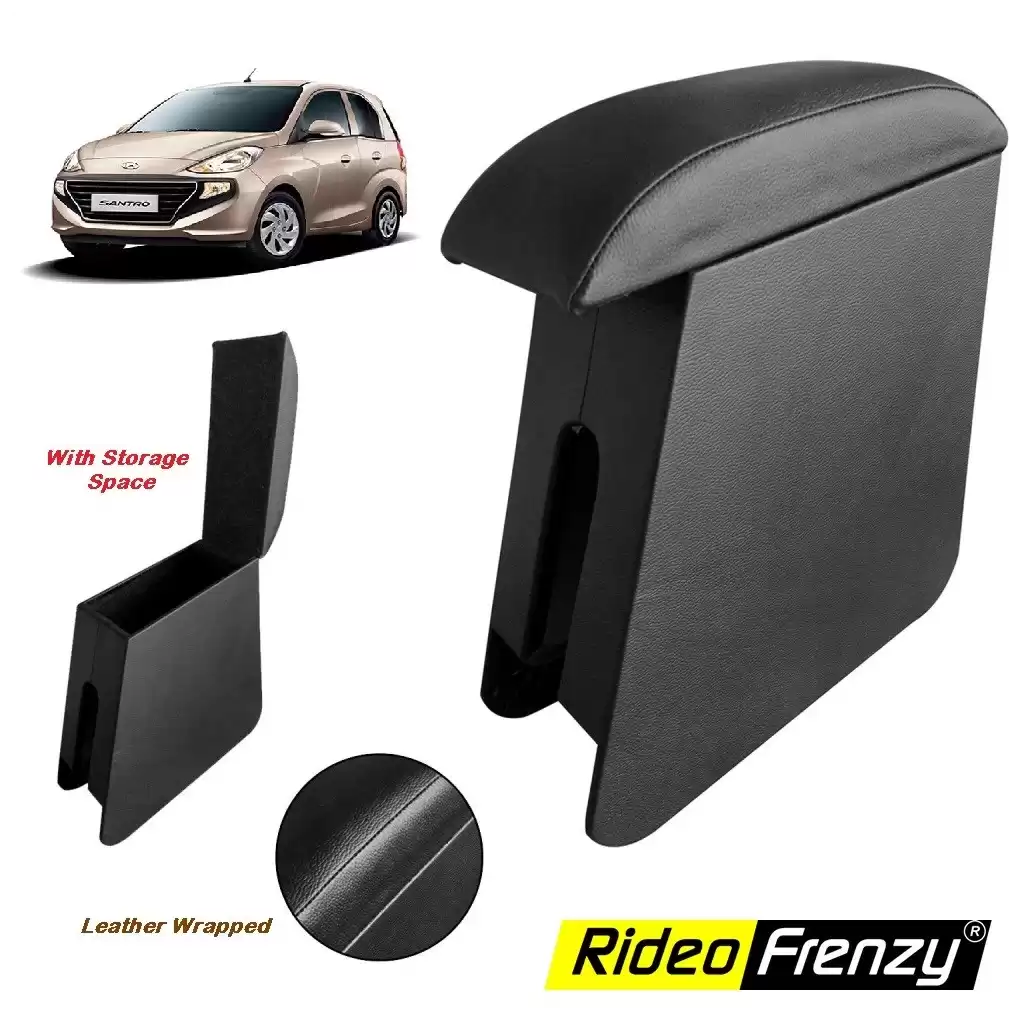 Buy Hyundai New Santro 2018 onwards Original OEM Type Arm Rest | Custom Fit Leather Wrapped | Drillfree