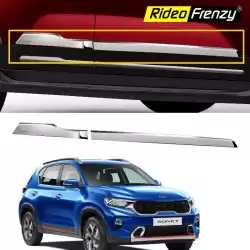 Buy Kia Sonet Chrome Door Side Beading Garnish  | Orignal Creta 2020 Car Accessories & Parts