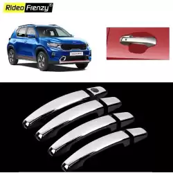 Buy Kia Sonet Door Chrome Handle Covers | Imported Quality Rustfree