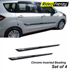 Buy Original OEM Maruti Ertiga Black Chrome Side beading at low prices-RideoFrenzy