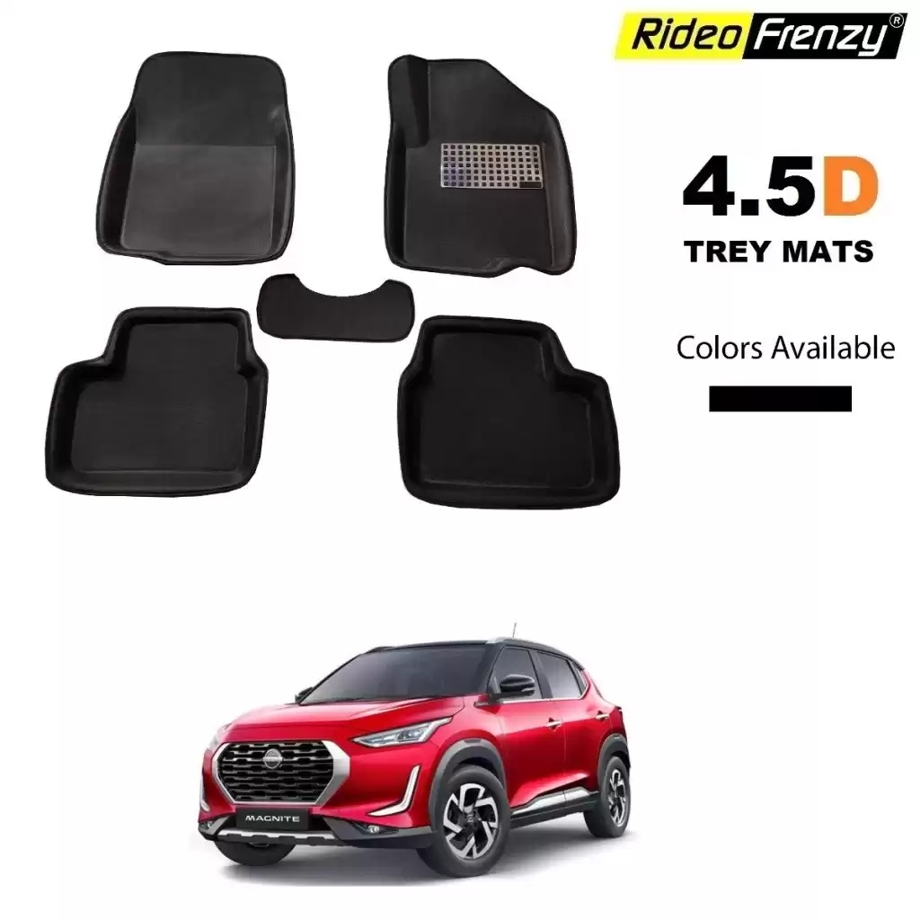 Buy Ultra Light Nissan Magnite 4.5D Crocodile Floor Mats | Trey Fit Design | Waterproof & Odorless Buy Ultra Light Nissan Magnite 4.5D Crocodile Floor Mats | Trey Fit Design | Waterproof & Odorless
