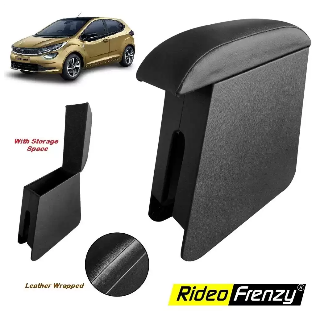 Buy Tata Altroz Original OE Type Arm Rest | Custom Fit Leather Wrapped | Drillfree