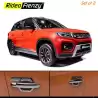 Buy Vitara Brezza 2020 Chrome Handle Garnish Covers with Bowl | Triple Chrome Plating