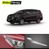 Buy Innova Crysta 2020 Chrome Head Light Garnish Covers | Triple Chrome Plating