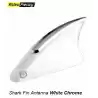 Buy Premium Quality White-Chrome Shark Fin Antenna online India
