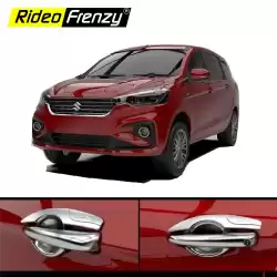Buy New Suzuki Ertiga 2018 | 2019 | 2020+ Chrome Handle Garnish Covers with Bowl | Triple Chrome Plating