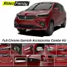Buy New Ertiga 2018 | 2019 | 2020+ All Chrome Accessories Garnish Combo Kit | Rustfree & Triple Chrome Plating