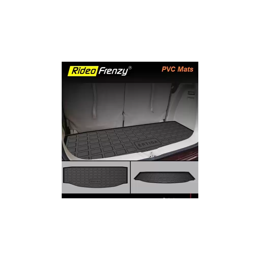 Buy Maruti Ertiga 2018 | 2019 | 2020+ Rubber PVC Cargo Trunk/Boot/Dicky Mats | Heavy Duty Perfect Fit