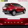 Buy Kia Seltos 3D Letters Chrome Logo Emblem Letters for Bonnet Online India| Original Chrome Accessories