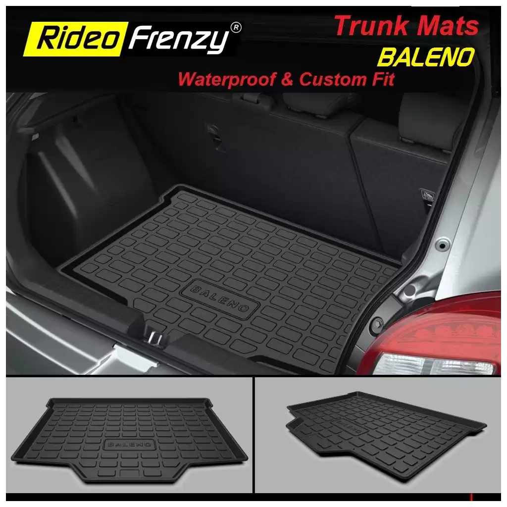 Buy Maruti Baleno Rubber PVC Cargo Trunk/Boot/Dicky Mats | Heavy Duty Perfect Fit