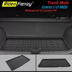 Buy Grand i10 NIOS Rubber PVC Cargo Trunk/Boot/Dicky Mats | Heavy Duty Perfect Fit