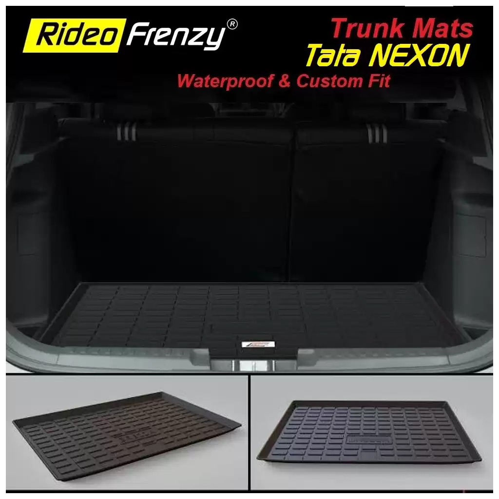 Buy Tata NEXON Rubber PVC Cargo Trunk/Boot/Dicky Mats | Heavy Duty Perfect Fit