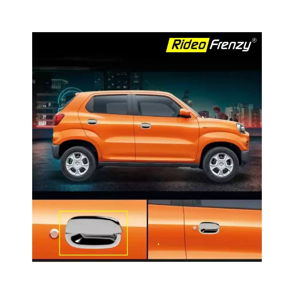 Buy Maruti Suzuki S-Presso Full Chrome Catch Handle Covers Garnish online India
