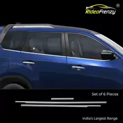 Buy Tata Safari 2021 Complete Lower Window Garnish | Stainless Steel | 6 Pcs Set