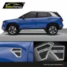 RideoFrenzy G-Drive 3D Chrome Side Air Vents | Universal Fit to All Car