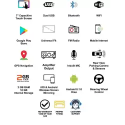 Buy Renault Kiger Android Stereo System9.1 inch Music Sytem | RideoFrenzy