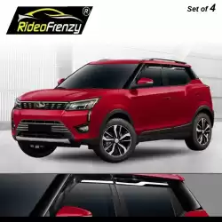 Buy Mahindra XUV300 Chrome Line Door Visors | Unbreakable ABS Plastic