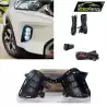 Buy Kia Sonet Ice Cube Dual Function LED DRL Day Time Running Lights | Matrix Type Turn Indicator Signal