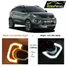 Buy New NEXON 2020 onwards Chromeline Dual Function LED DRL Day Time Running Lights | Matrix Type Turn Indicator Signal