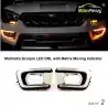 Buy Mahindra Scorpio Dual Function LED DRL Day Time Running Lights | Matrix Moving Turn Indicator Signal