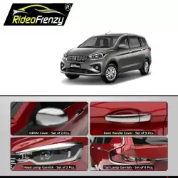 Buy Maruti Ertiga 2018 | 2019 | 2020 | 2021 | 2022 Exterior Chrome Garnish Set 4 | Premium Glossy Chrome Finish